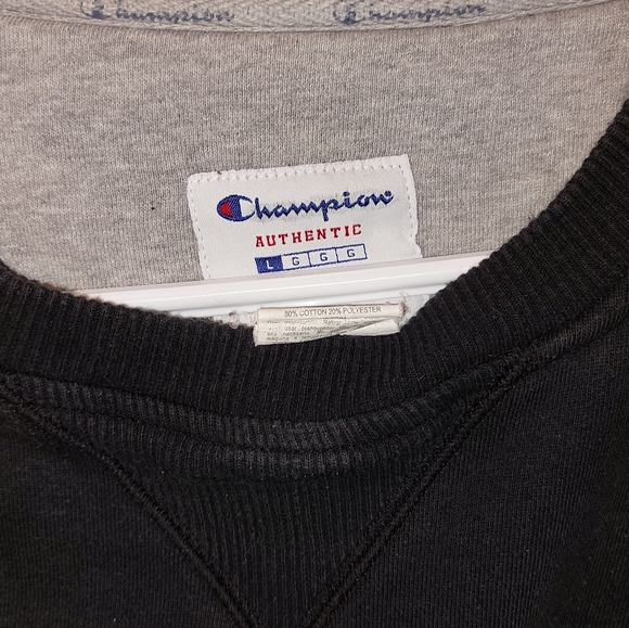 Champion sweatshirt, Large, Black - Picture 2 of 2